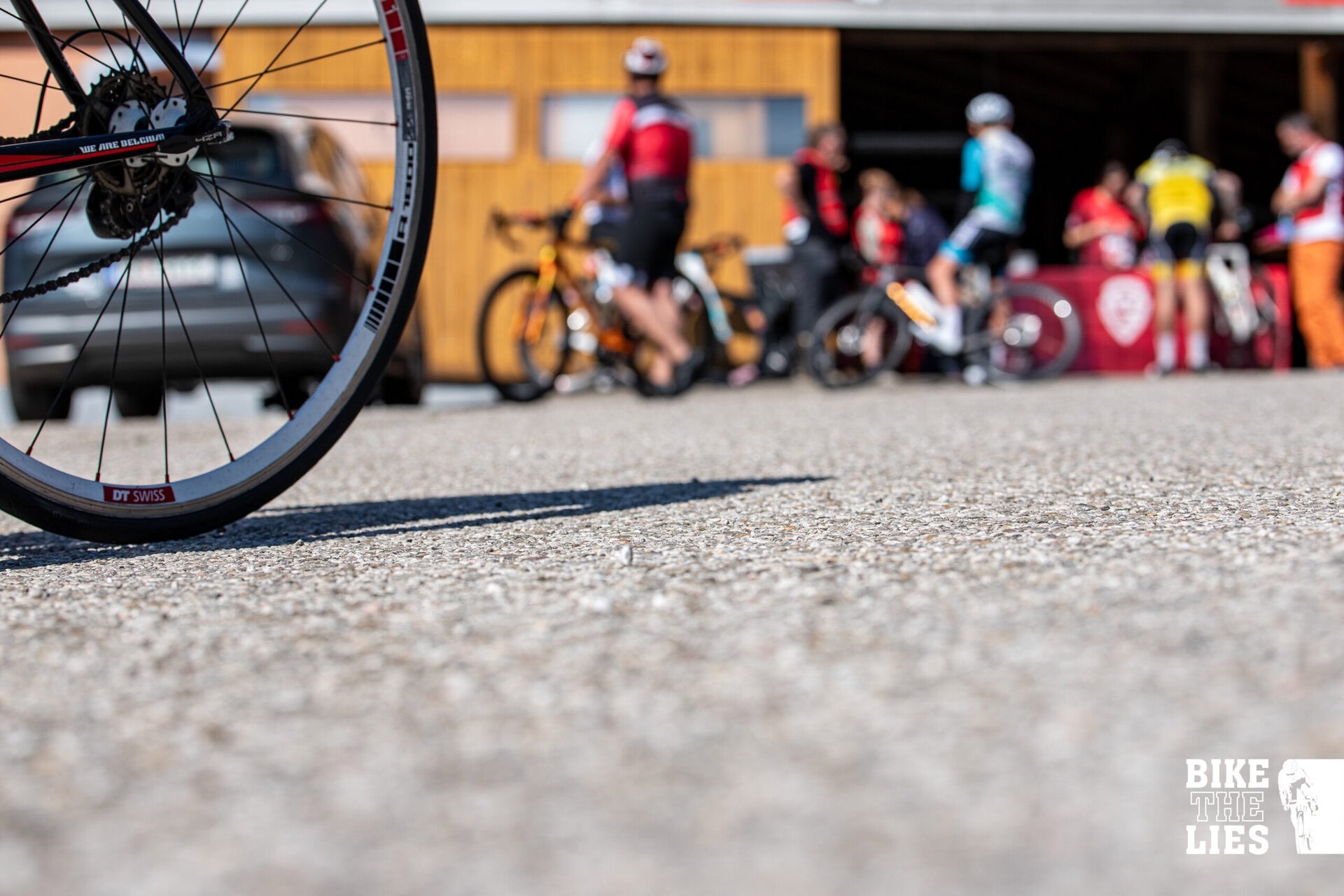 Im Ziel beim Bike The Lies
